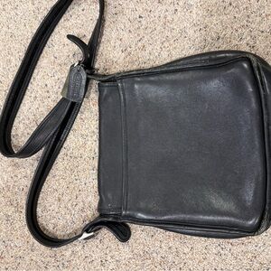 Coach Black Leather Crossbody Bag